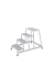 Aluminium Montagetritt  Arbeitshöhe (max.): 2.80 m Krause  805348 Silber 11 kg