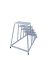 Aluminium Montagetritt  Arbeitshöhe (max.): 3.00 m Krause  805355 Silber 14 kg