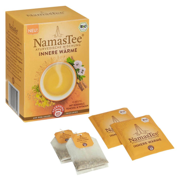 4009300018100 - NamasTee Innere Wärme Bio-Tee 15 Portionen 4009300018100 TEEKANNE 27 Gramm 4009300018100 - NamasTee Innere Wärme Bio-Tee 15 Portionen 4009300018100 TEEKANNE 27 Gramm