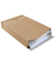 Faltentaschen classic eco 2FVMF001204, Sonderformat, ohne Fenster, selbstklebend, 50mm-Falte, 100g, grau