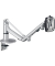 Monitortragarm LifeTEC-Arm II sw/si Rw:515mm 2-tlg.