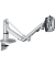 Monitortragarm LifeTEC-Arm II sw/si Rw:515mm 2-tlg.
