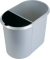 Papierkorb Duo 20 + 9 Liter silber/schwarz