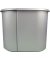 Papierkorb Duo 20 + 9 Liter silber/schwarz
