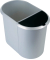 Papierkorb Duo 20 + 9 Liter silber/schwarz