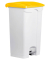 Mülleimer 90,0 l weiß, gelb H24023-18