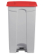 Mülleimer 90,0 l weiß, rot H24023-25