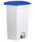 Mülleimer 90,0 l weiß, blau H24023-34