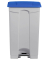 Mülleimer 90,0 l weiß, blau H24023-34