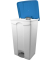 Mülleimer 90,0 l weiß, blau H24023-34