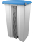 Mülleimer 90,0 l weiß, blau H24023-34