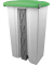 Mülleimer 90,0 l weiß, grün H24023-51