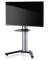 TV-Ständer Stadino Mini schwarz, silber, schwarzglas