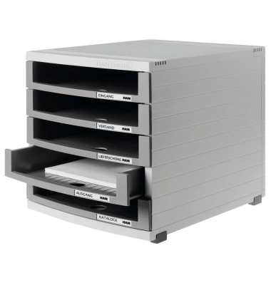 Schubladenbox Contur 1505-0-19 lichtgrau/dunkelgrau 5