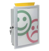 Briefkasten 4102-11 Combi-Box Image, lichtgrau, 26x37,5x12,8cm