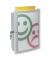 Briefkasten 4102-11 Combi-Box Image, lichtgrau, 26x37,5x12,8cm