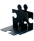 Buchstützen PUZZLE schwarz