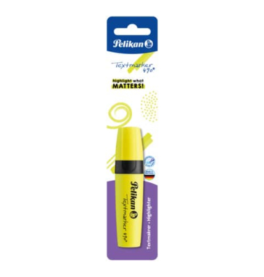 Textmarker 490, 814140, gelb, 1-5mm Keilspitze