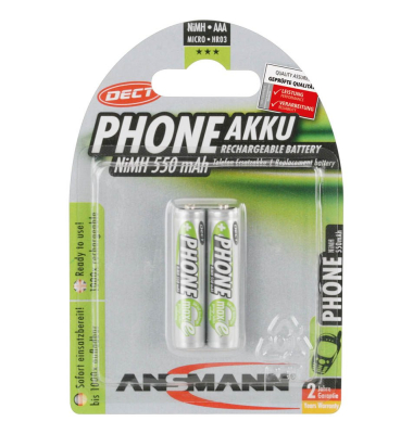Akkus Micro AAA 550 mAh 5035523