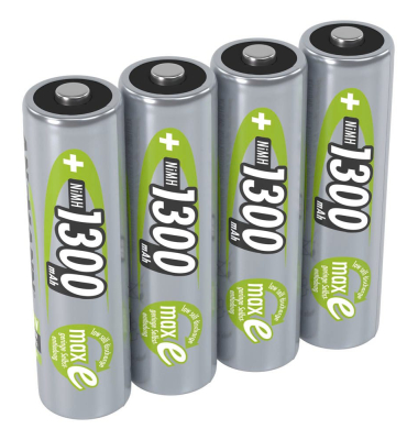 Akkus maxE Mignon AA 1.300 mAh