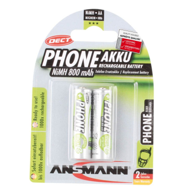 Akkus DECT, AA / Mignon / HR06, 1,2 Volt