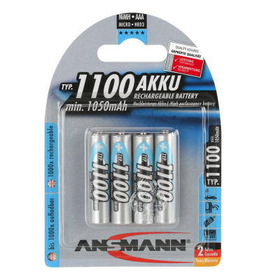 Akkus Micro AAA 1.050 mAh
