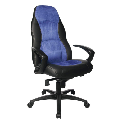 Chefsessel Speed Chair mit Armlehnen blau/schwarz