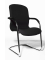 Visitor Open Chair 110 schwarz Schwingstuhl OC690 T20 gepolstert mit Stoffbezug mit Armlehnen