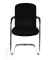 Visitor Open Chair 110 schwarz Schwingstuhl OC690 T20 gepolstert mit Stoffbezug mit Armlehnen