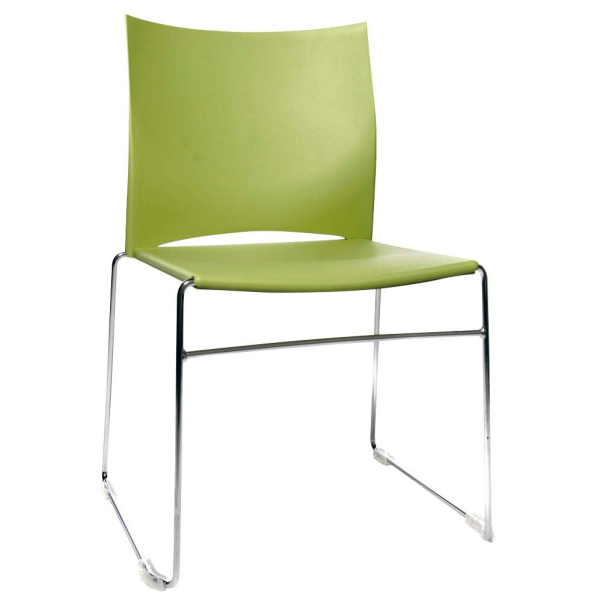 4014296066158 - W-Chair grün Besucherstühle ungepolstert ohne armlehnen 4014296066158 CH490-5 4 Stück 4014296066158 - W-Chair grün Besucherstühle ungepolstert ohne armlehnen 4014296066158 CH490-5 4 Stück