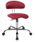 Hocker ST290W51 Sitness 40, rot, mit Rollen, höhenverstellbar, bis 110kg