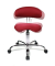Hocker ST290W51 Sitness 40, rot, mit Rollen, höhenverstellbar, bis 110kg