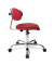 Hocker ST290W51 Sitness 40, rot, mit Rollen, höhenverstellbar, bis 110kg