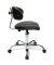 Hocker ST290D10 Sitness 40, schwarz, mit Rollen, höhenverstellbar, bis 110kg
