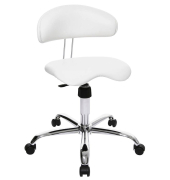 Hocker ST290D16 Sitness 40, weiß, mit Rollen, höhenverstellbar, bis 110kg