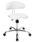 Hocker ST290D16 Sitness 40, weiß, mit Rollen, höhenverstellbar, bis 110kg