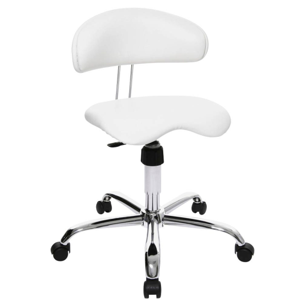 4014296112473 - Hocker ST290D16 Sitness 40 weiß mit Rollen höhenverstellbar bis 110kg 4014296112473 Topstar 4014296112473 - Hocker ST290D16 Sitness 40 weiß mit Rollen höhenverstellbar bis 110kg 4014296112473 Topstar