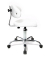 Hocker ST290D16 Sitness 40, weiß, mit Rollen, höhenverstellbar, bis 110kg