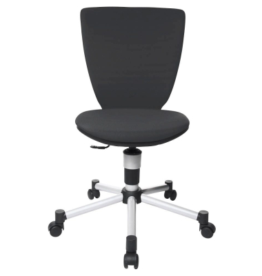 Bürodrehstuhl Titan Junior 3D ohne Armlehnen schwarz