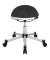 Ballsitz SH17BB0 Sitness Half Ball, schwarz, mit Rollen, höhenverstellbar, bis 110kg