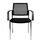 BtoB 10 Besucherstühle schwarz BB290A G200