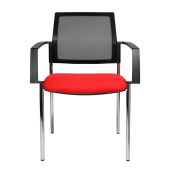 BtoB 10 Besucherstühle rot BB290A G210