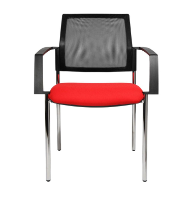 BtoB 10 Besucherstühle rot BB290A G210