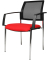 BtoB 10 Besucherstühle rot BB290A G210