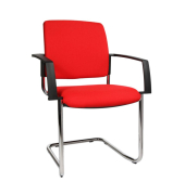 BtoB 20 Besucherstühle rot BB390A G21