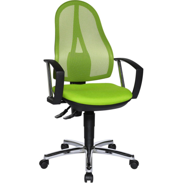 4014296306100 - Bürostuhl Open Point P Plus OP79A G05 Stoff grün Gestell chrom 4014296306100 - Bürostuhl Open Point P Plus OP79A G05 Stoff grün Gestell chrom