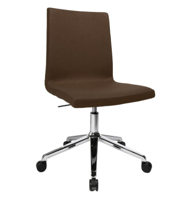 Cube Besucherstuhl braun