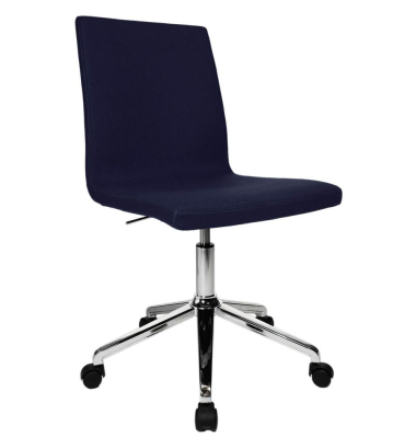 Cube Besucherstuhl blau