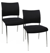 Visit 10 Besucherstühle schwarz NV190 G20