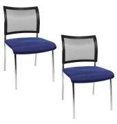Visit 10 Net Besucherstühle blau NV290 G260